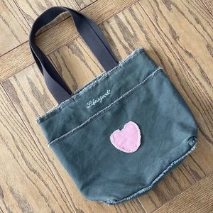 Life is Good Raw Seam Canvas Tote - Y2K